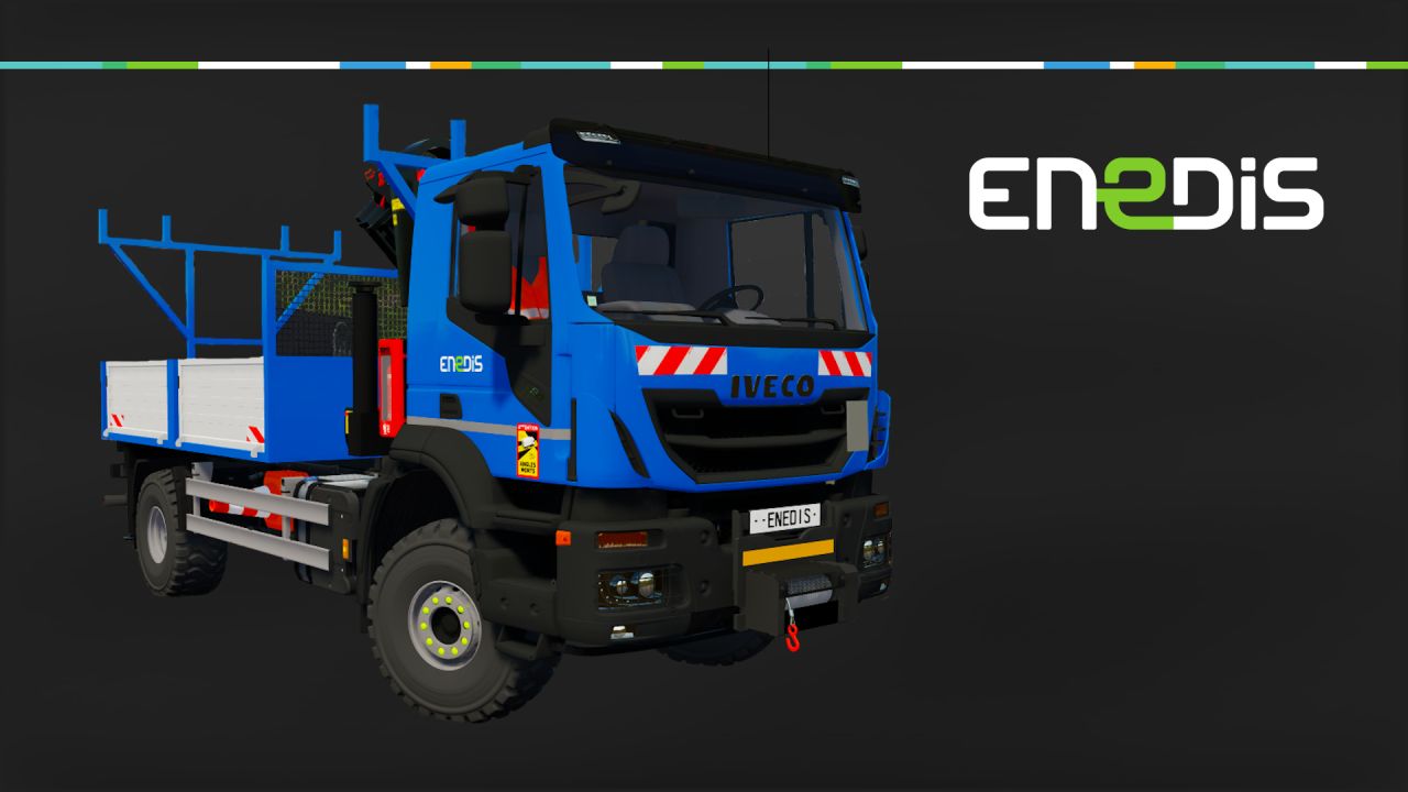 Camion Grue Iveco X-Way Enedis