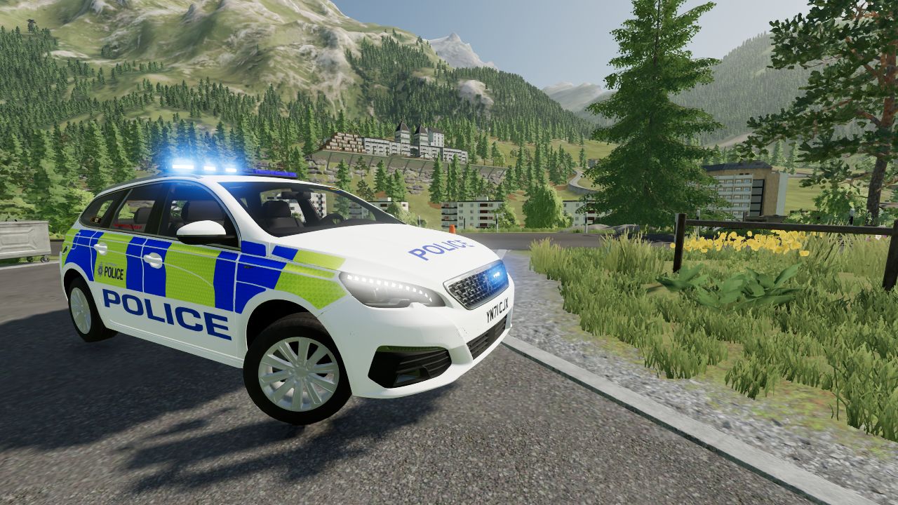 UK Police Peugeot 308 SW 2021