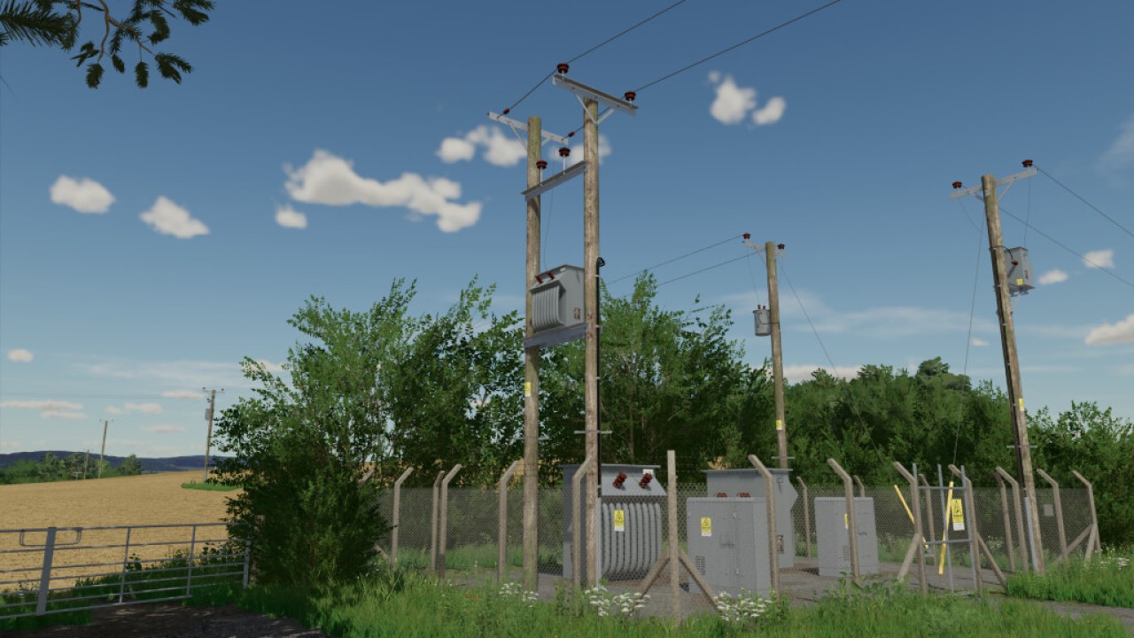 UK Powerline And Telegraph Pack (Prefab)
