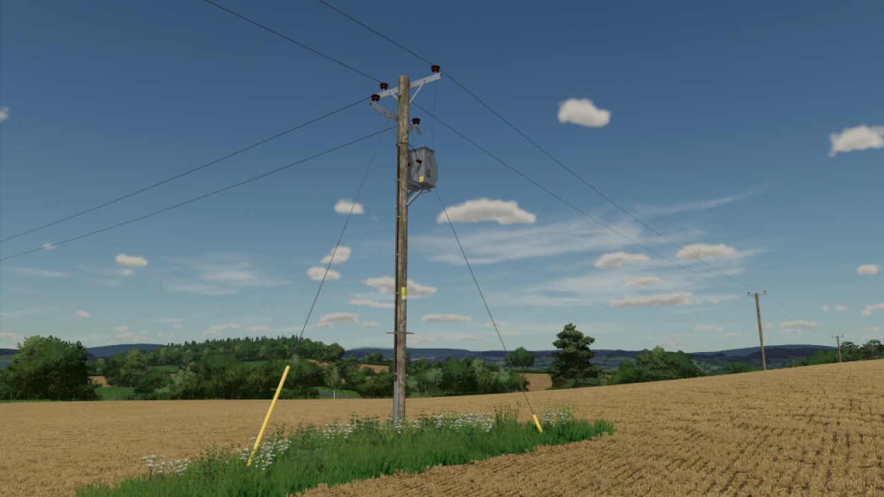 UK Powerline And Telegraph Pack (Prefab)