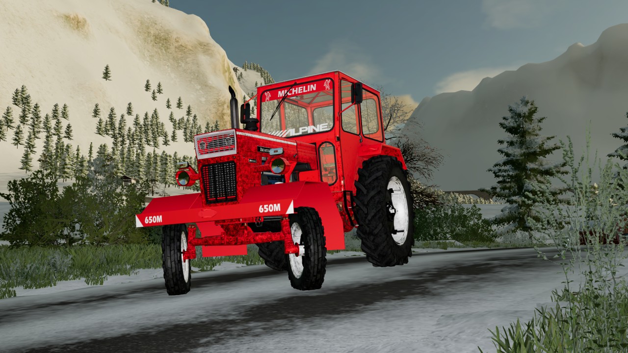 Симулятор трактора 2022. Универсальная мода. Трактор красного цвета. Universal 650. Игра красный трактор