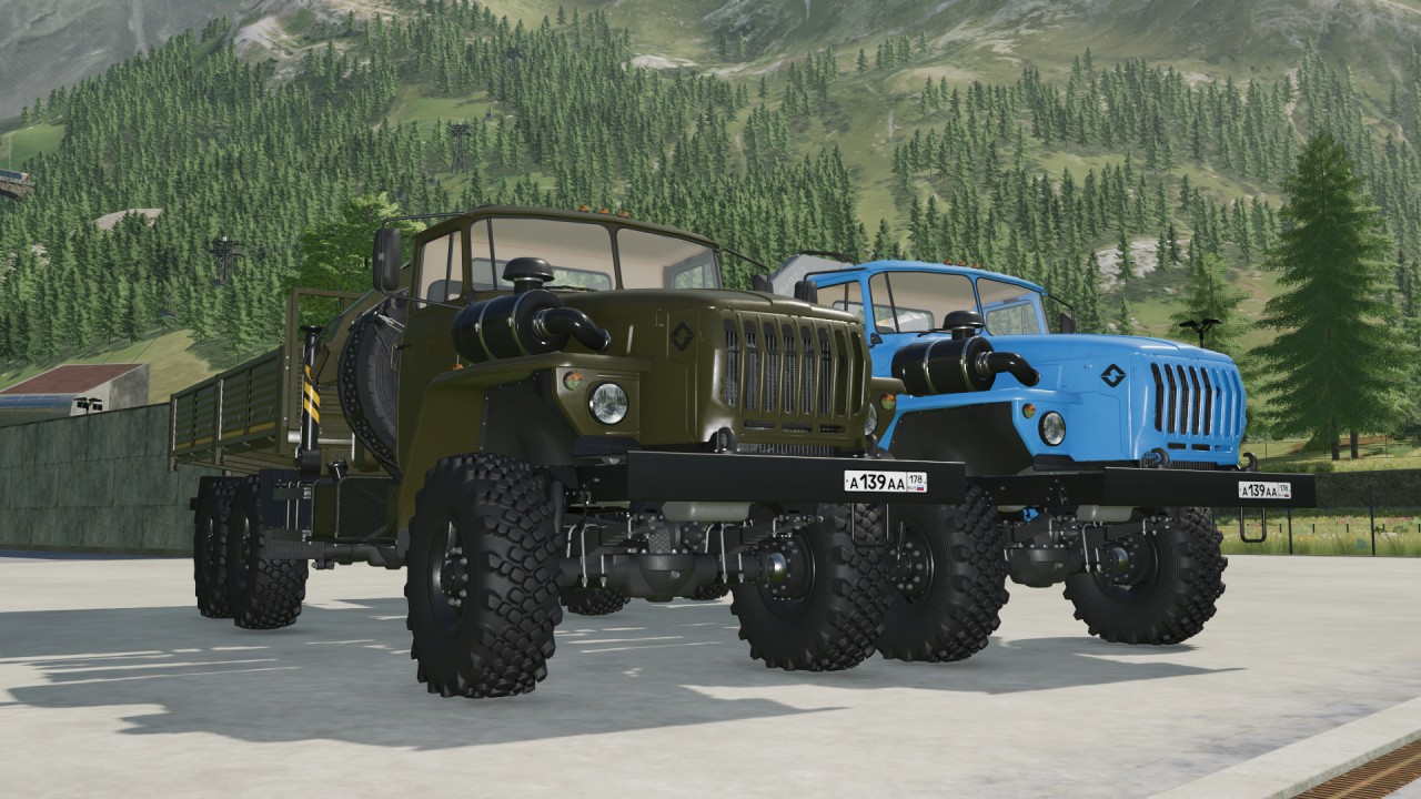 URAL 4320-60 Grue