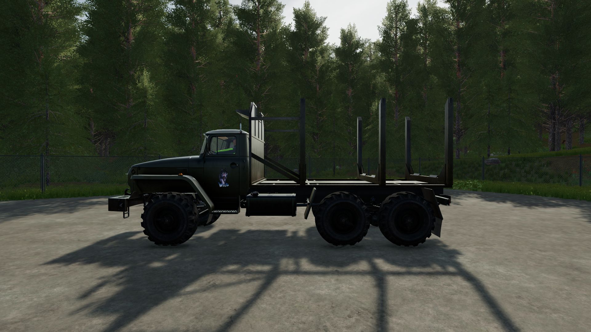 Ural-4320 Kereste kamyonu