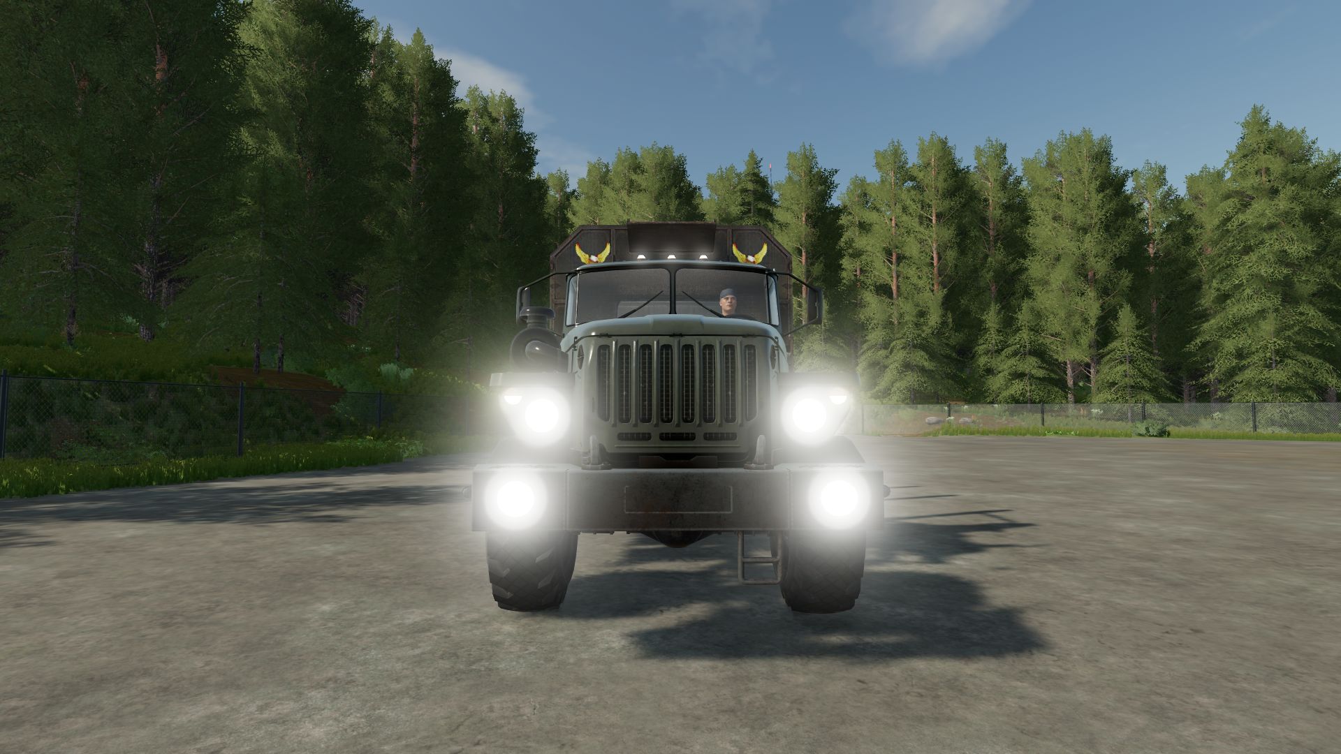 Ural-4320 Kereste kamyonu