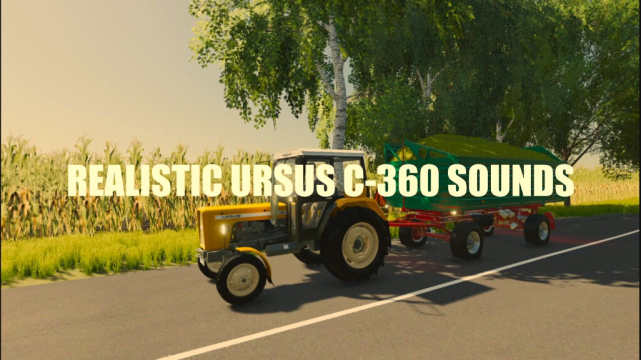 Ursus C360 Реалистичные звуки (Prefab)