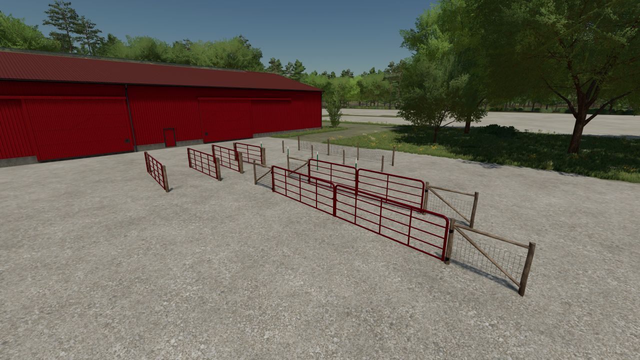Set di recinzione per fattoria americana