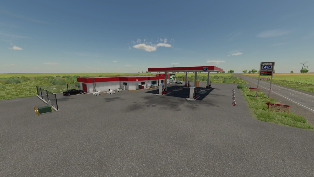 Stacja benzynowa w USA