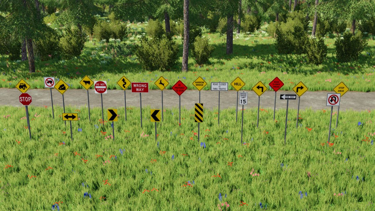 US Road Signs Pack