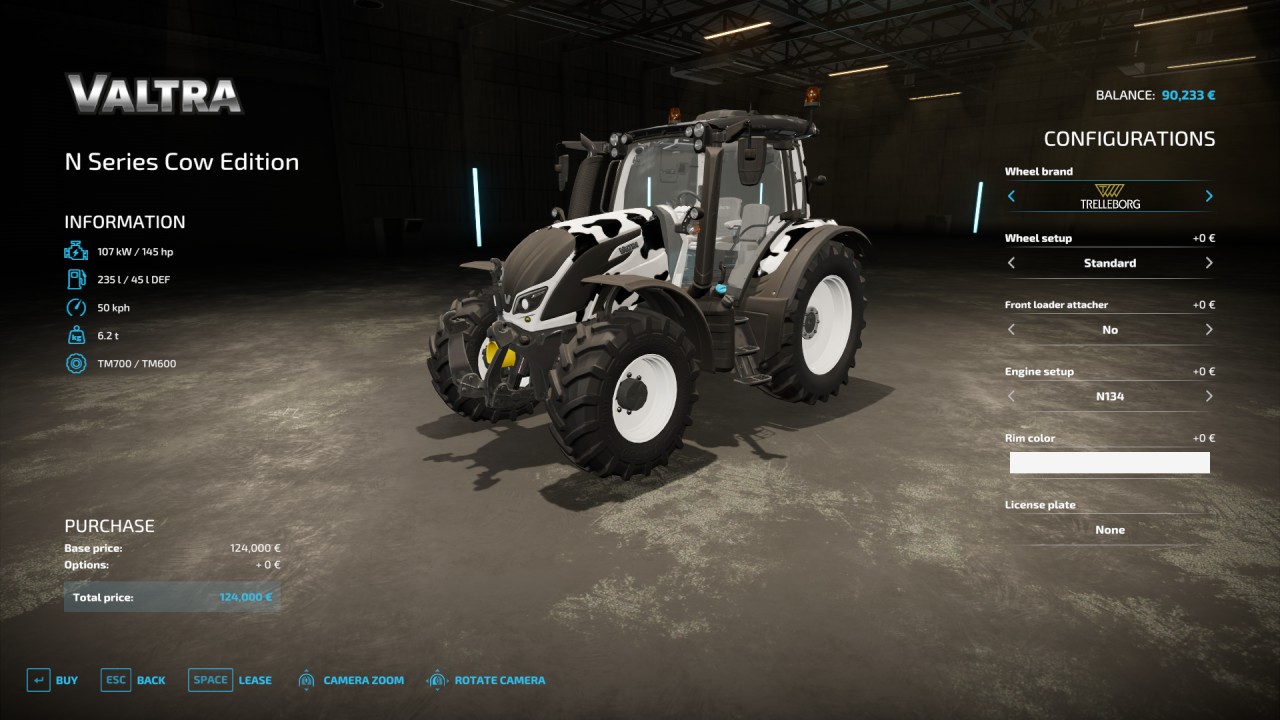 Valtra N Series Cow Edition