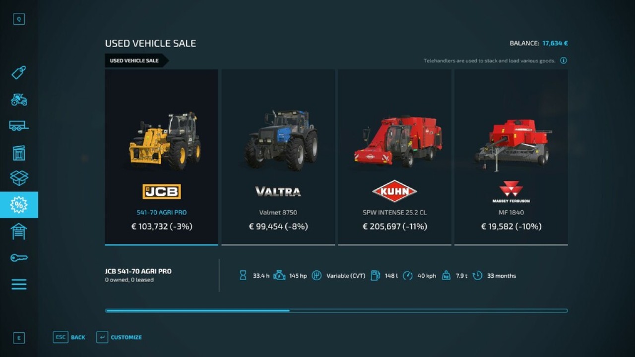 Fahrzeugverkaufssystem Customizer