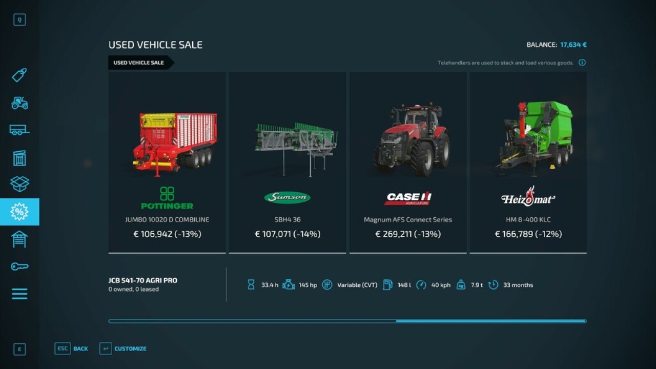 Fahrzeugverkaufssystem Customizer