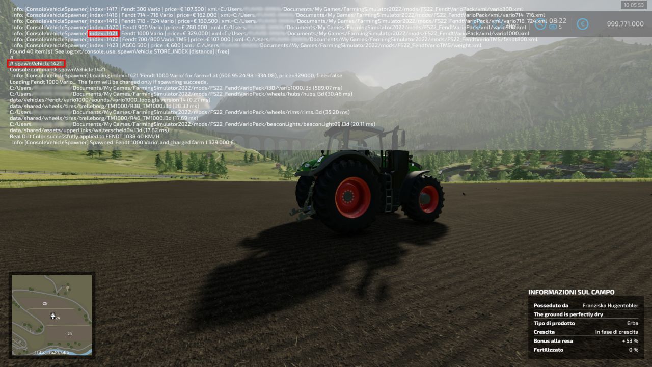 Vehicle Spawner Console Command + Infinite Shop Loading Fix