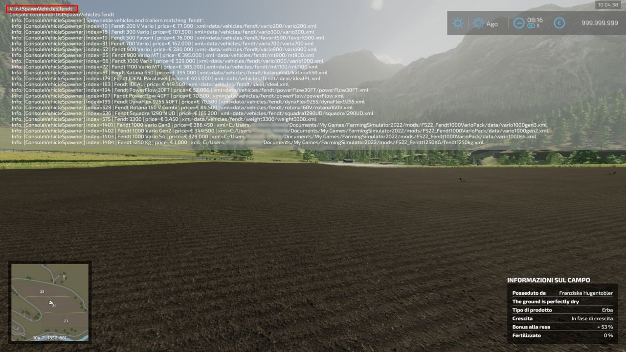 Vehicle Spawner Console Command + Infinite Shop Loading Fix