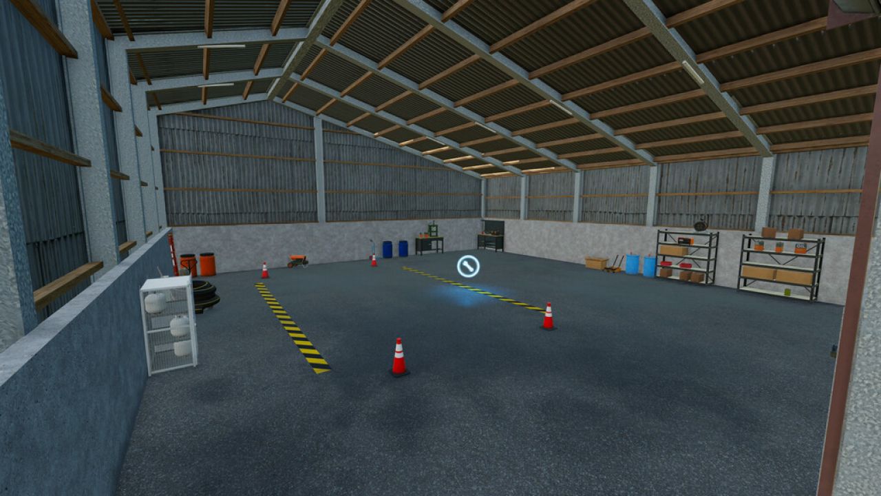 Vehicle Storage With Workshop