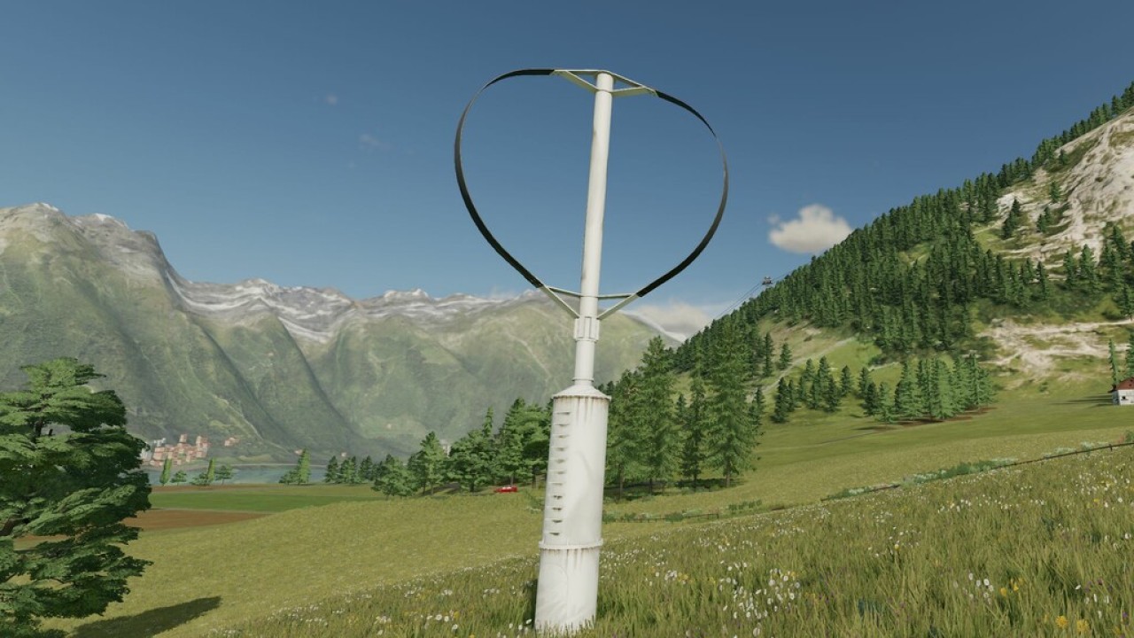 Vertikalachsen-Windkraftanlage