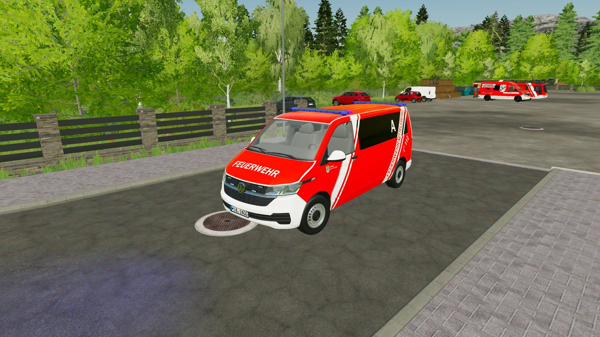 Volkswagen T6.1 - Fire department ELW 1 A service