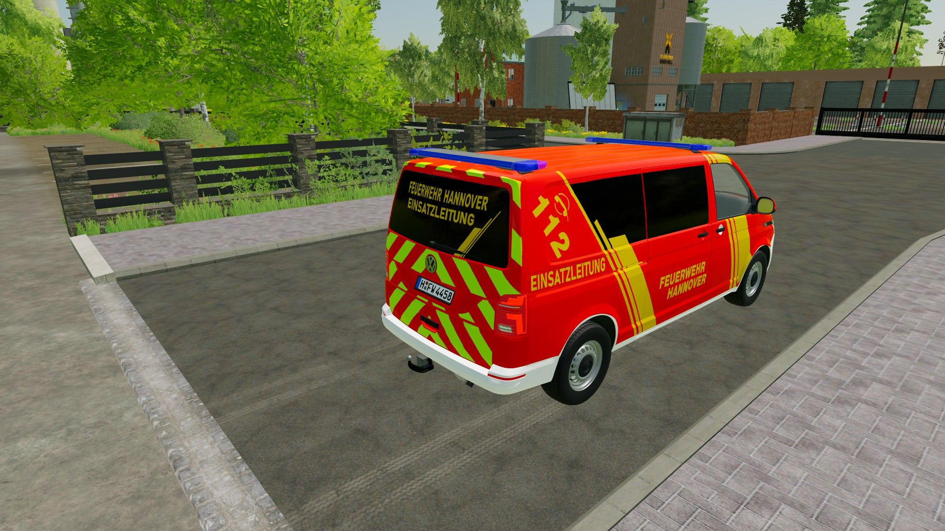 Volkswagen T6.1 Hanover Fire Department ELW 1 and NEF