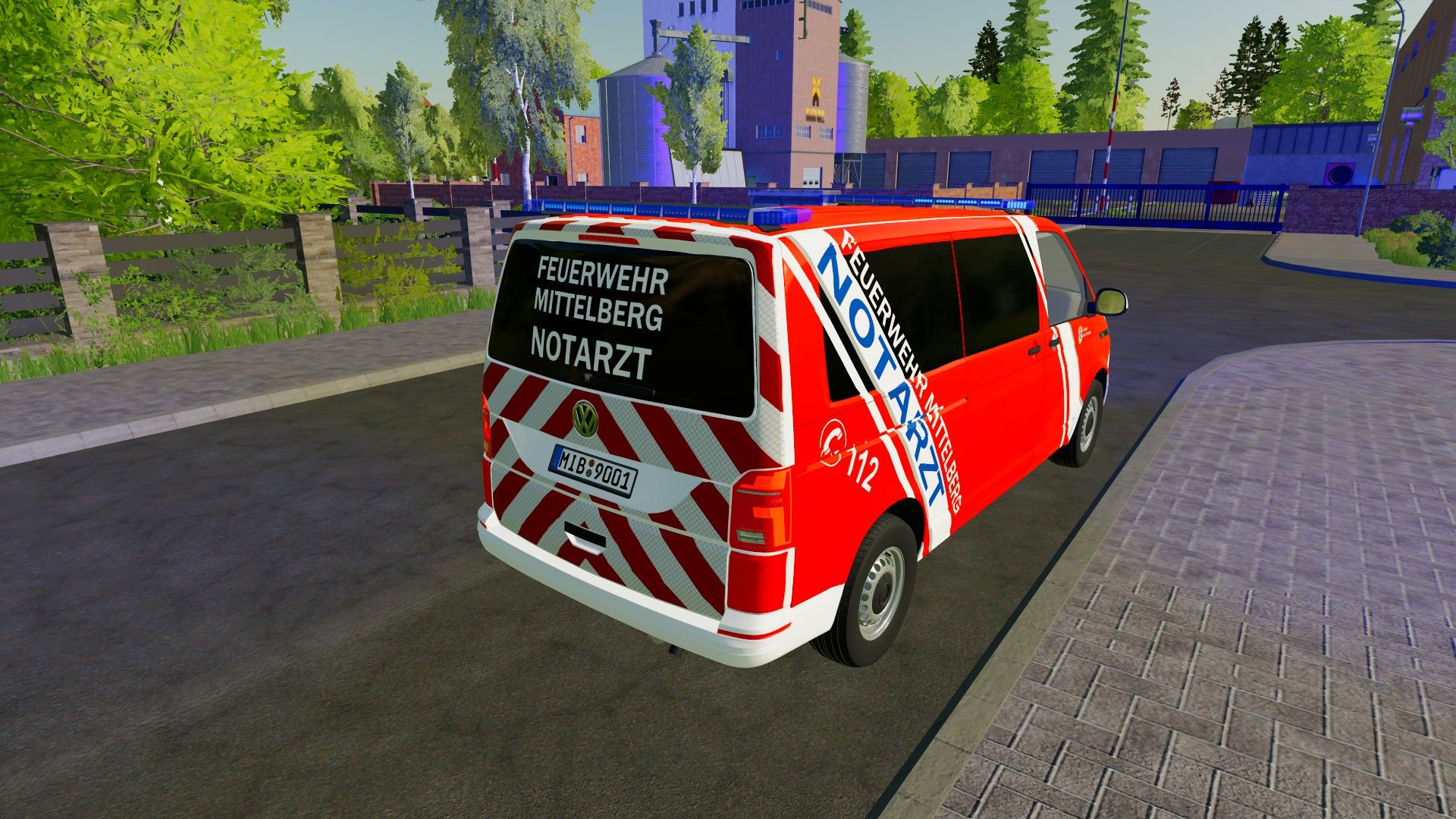 Volkswagen T6.1 NEF from the Mittelberg fire department
