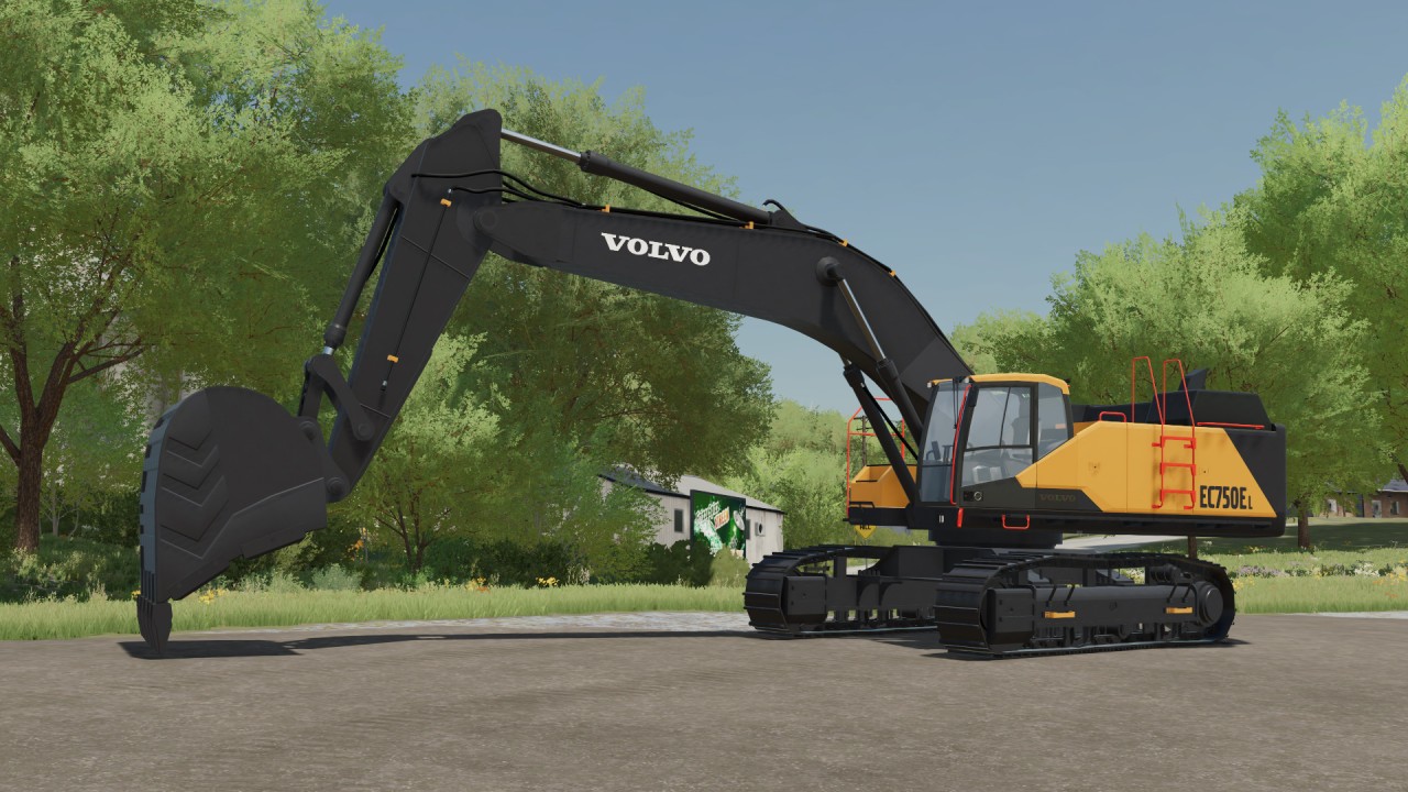 Горный экскаватор Volvo EC-750EL