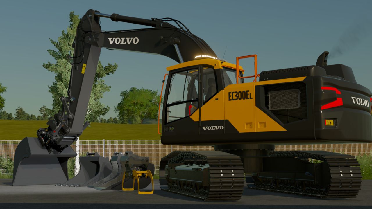 Volvo EC300 z odchylanym rotorem