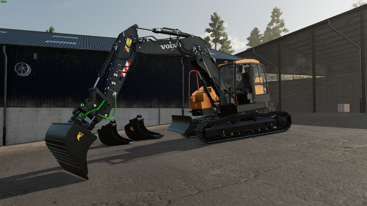 Volvo ECR145EL mit variablem Arm