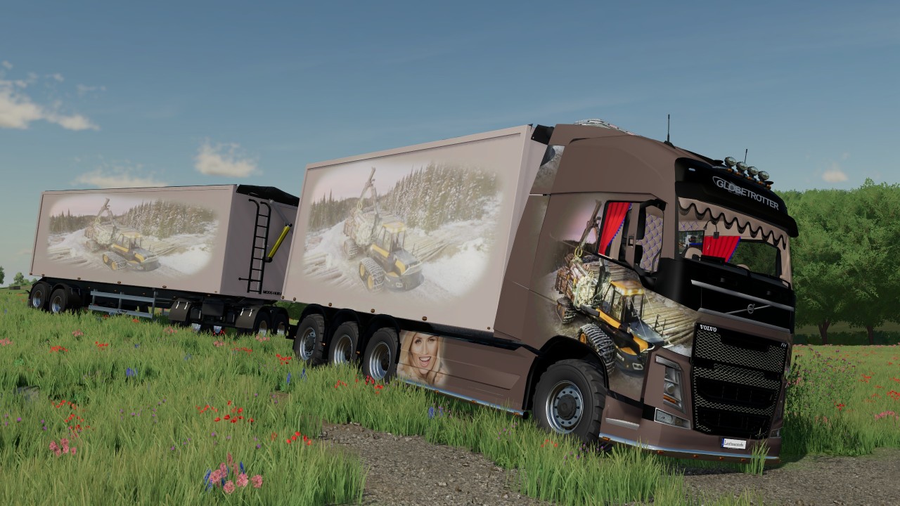 Caminhão de cavacos de madeira Volvo Fh16 2019