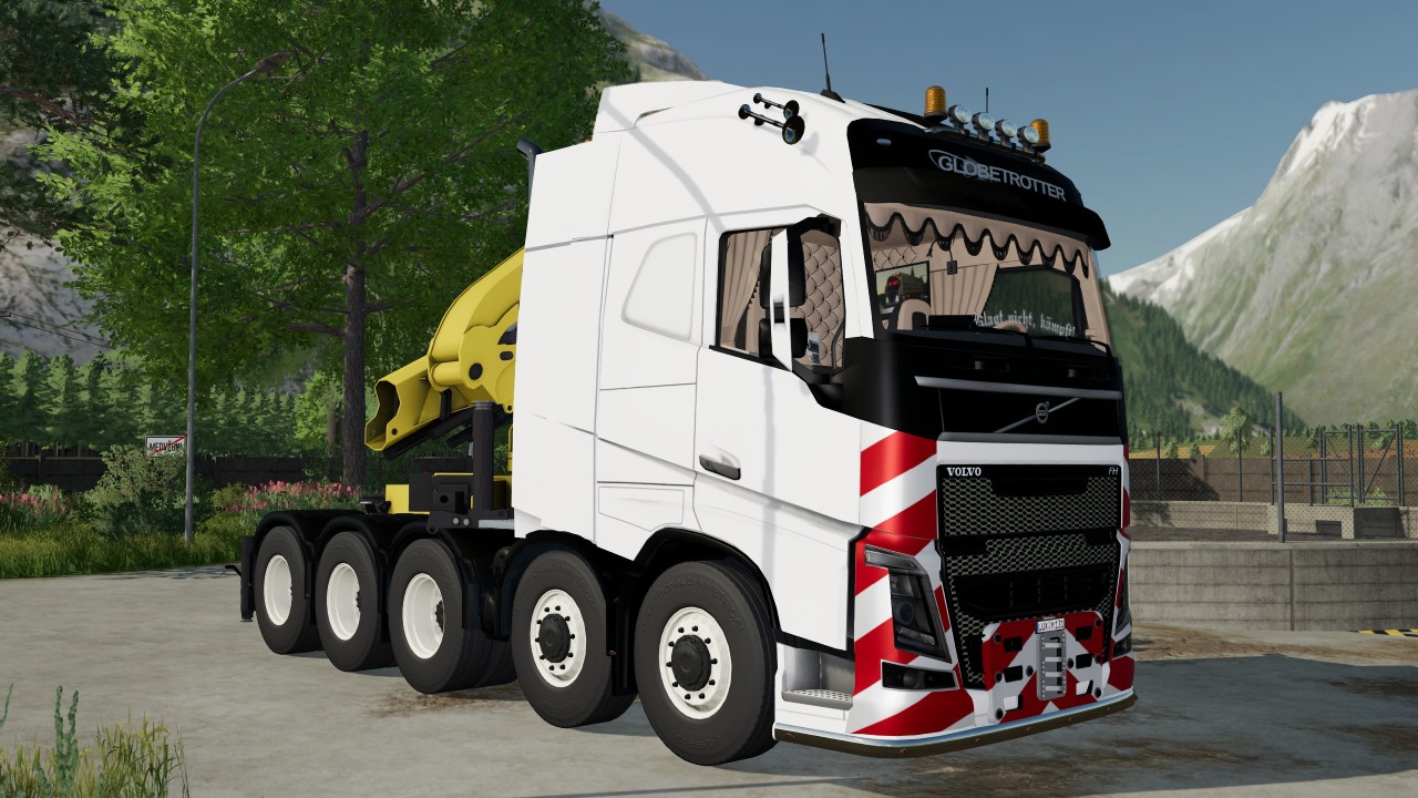 Volvo FH16 750 5 Axles Semi Crane