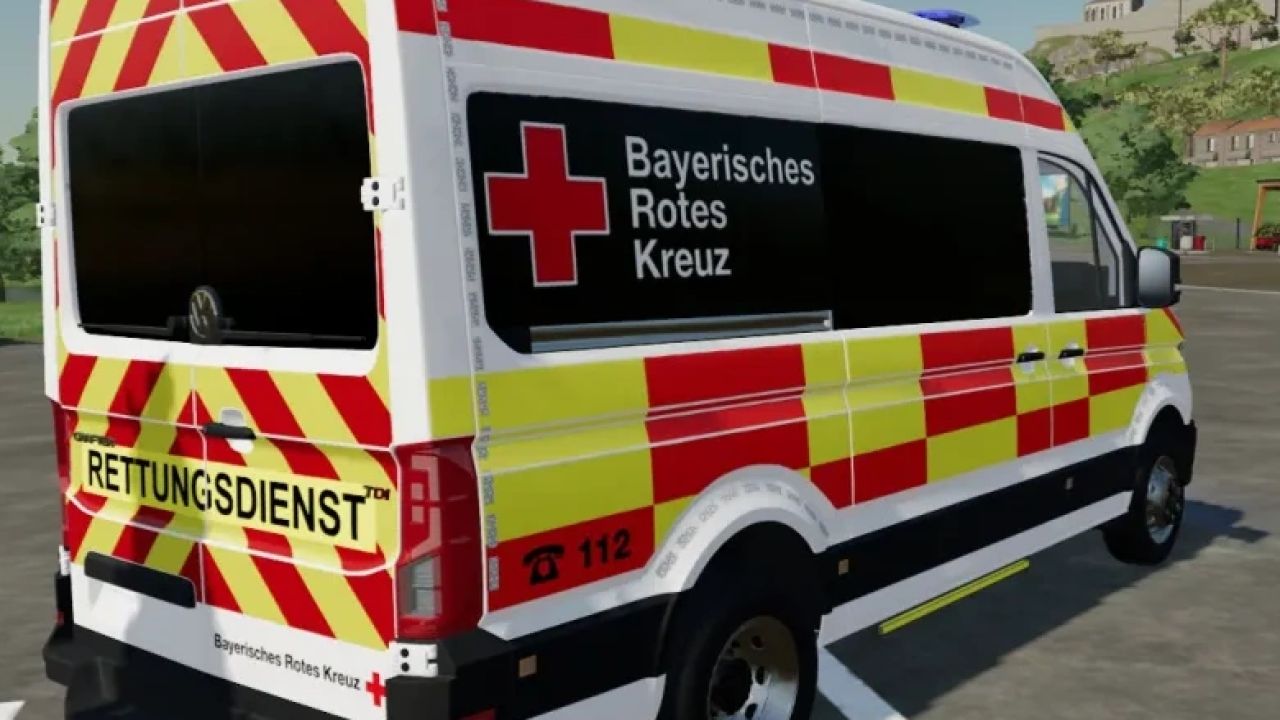 VW Crafter RTW Bavarian Red Cross