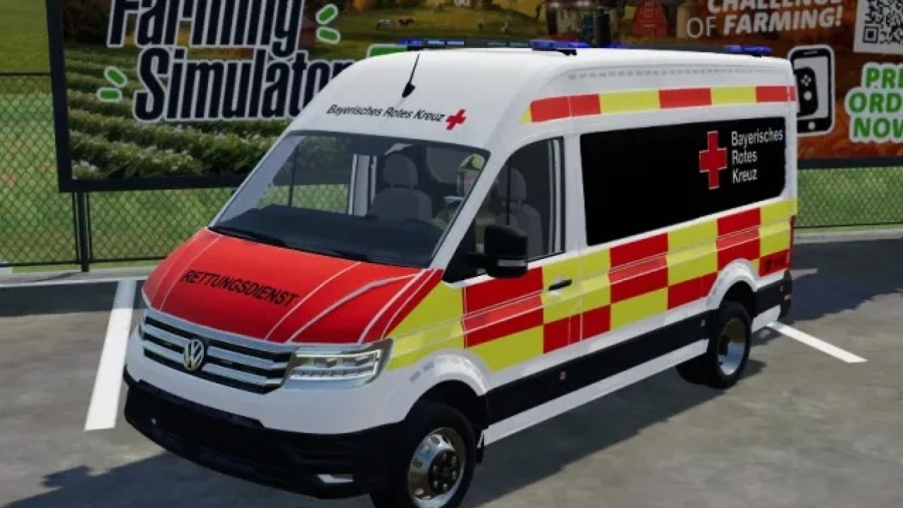 VW Crafter RTW Bavarian Red Cross