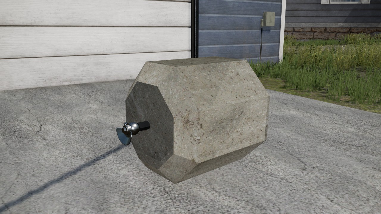 Weight 400KG concrete
