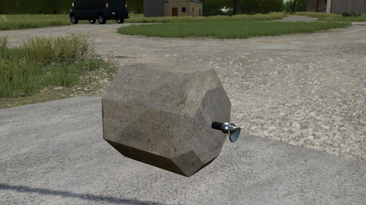 Weight 400KG concrete