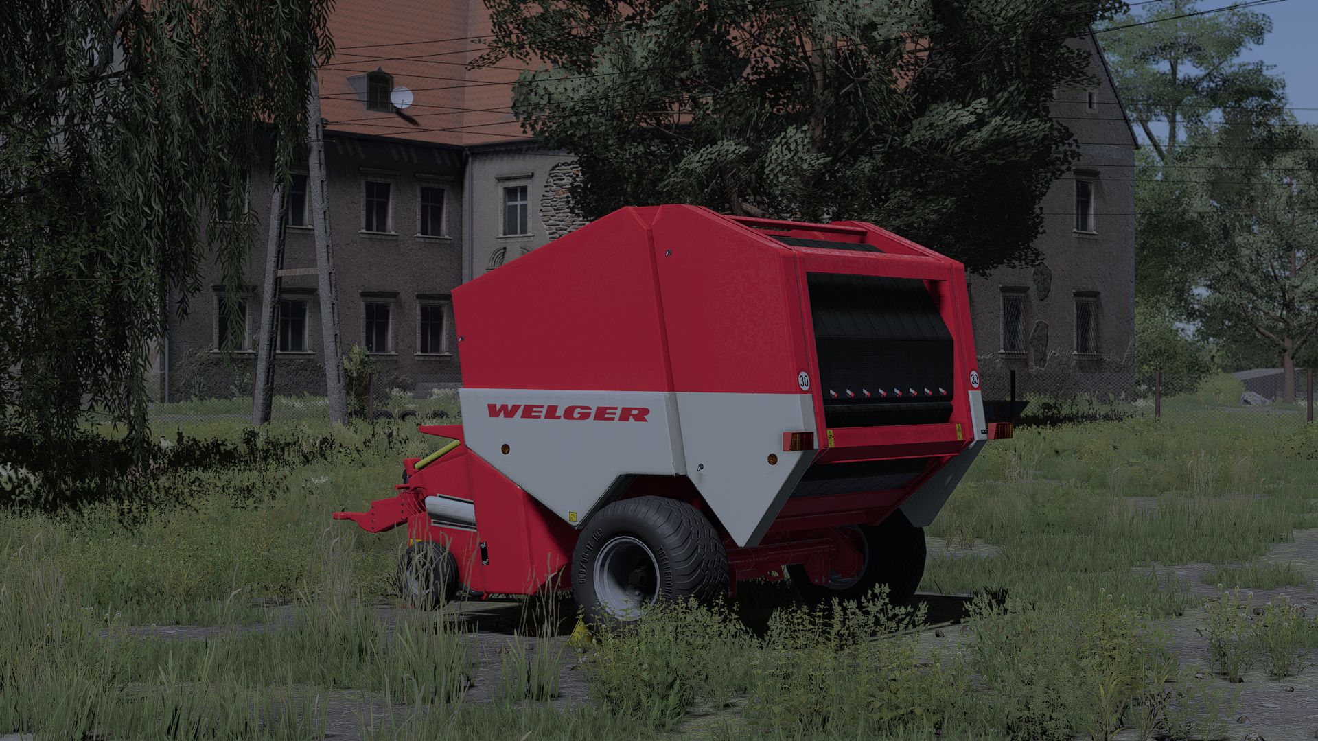 Welger round baler