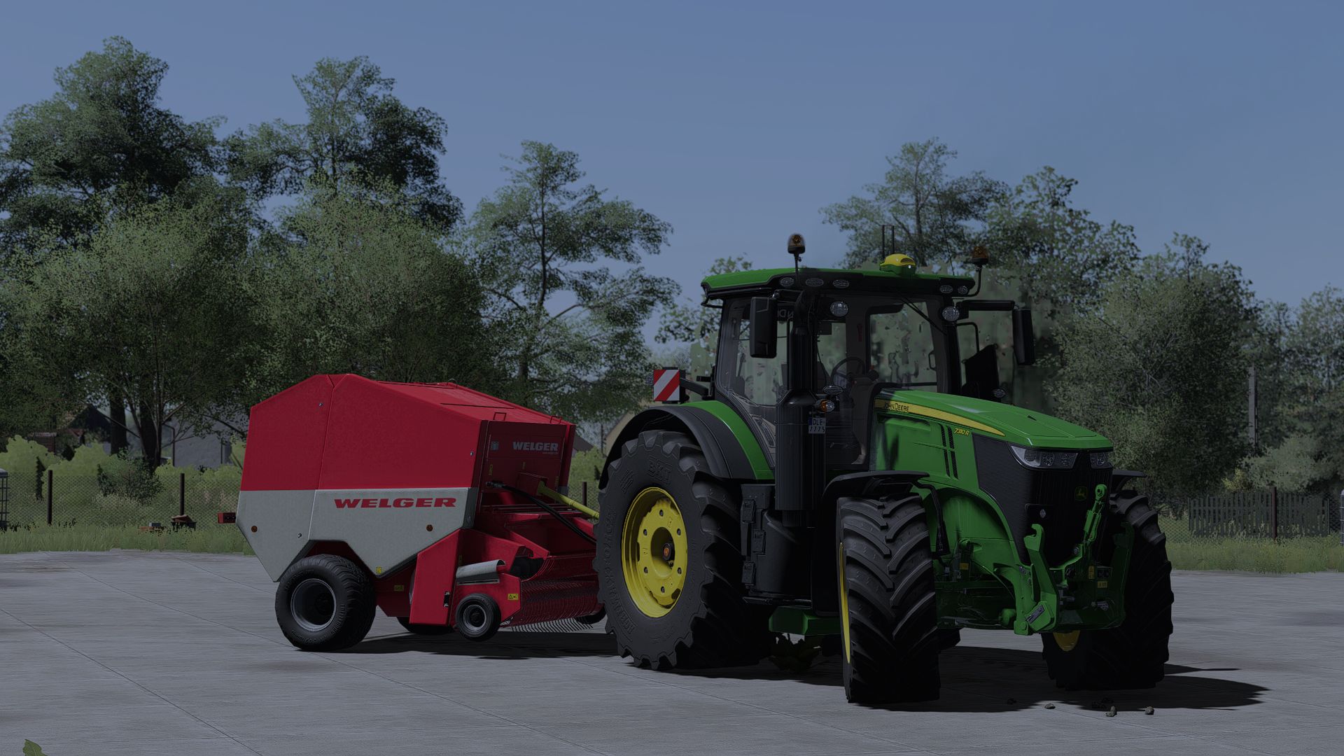 Welger round baler
