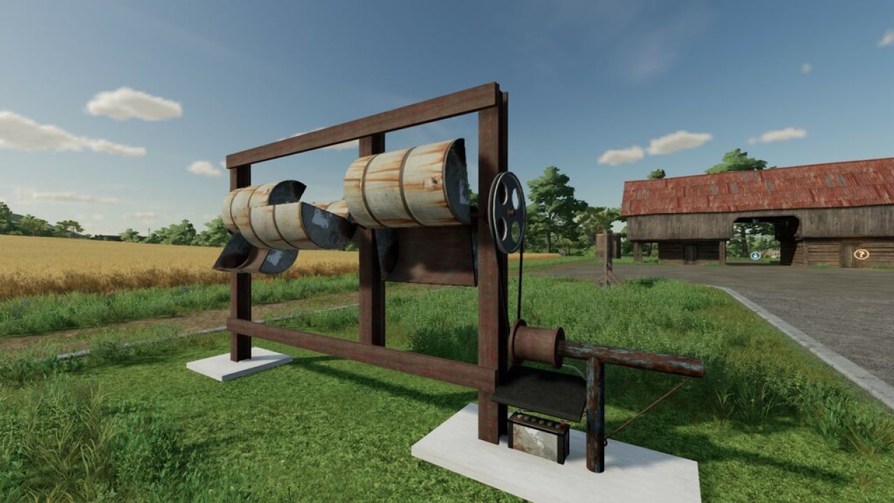 Wind Generators Made With Barrels