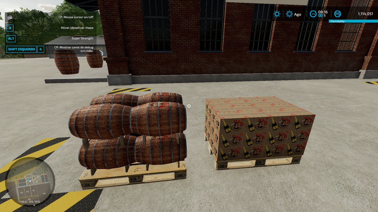 Wine and champagne factory