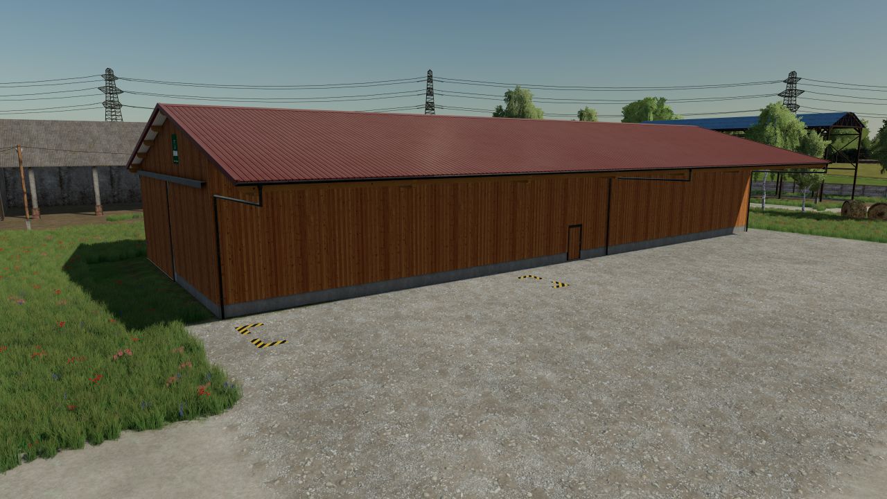 Wood Hall With Ball Storage (Farming Dud Edition)