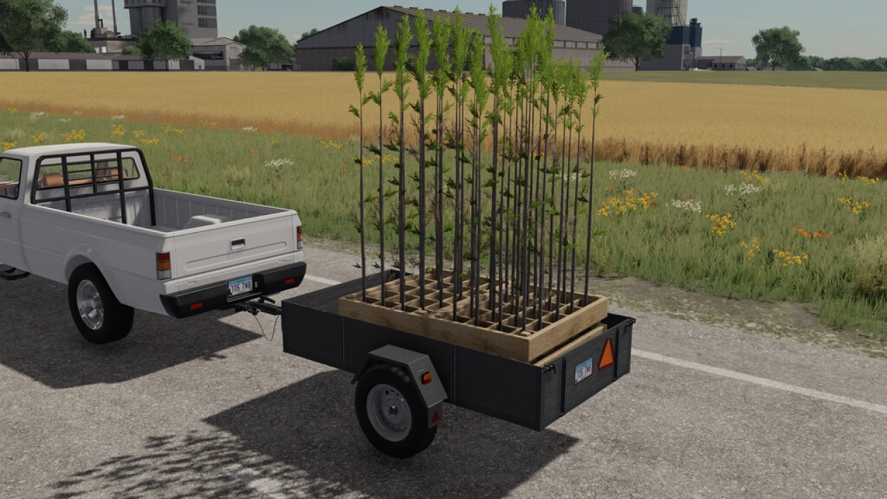 Autoanhänger aus Holz