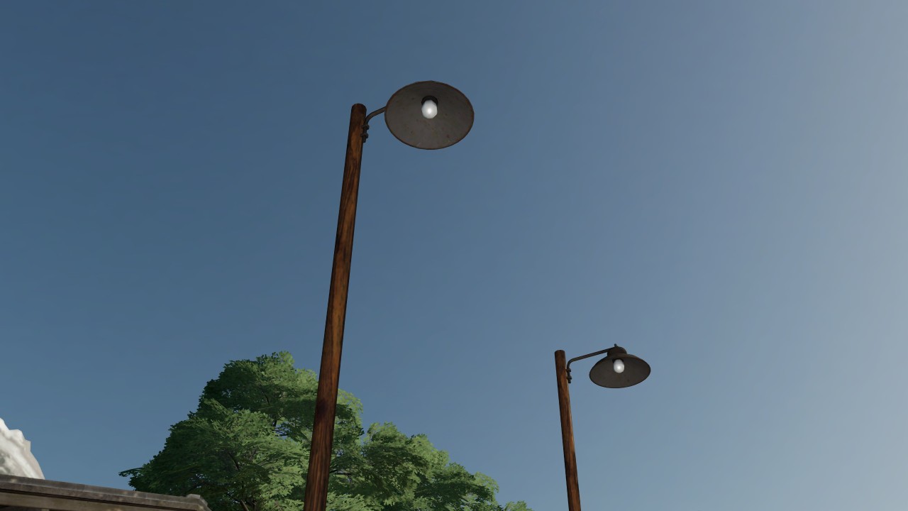 Lampadaire en bois