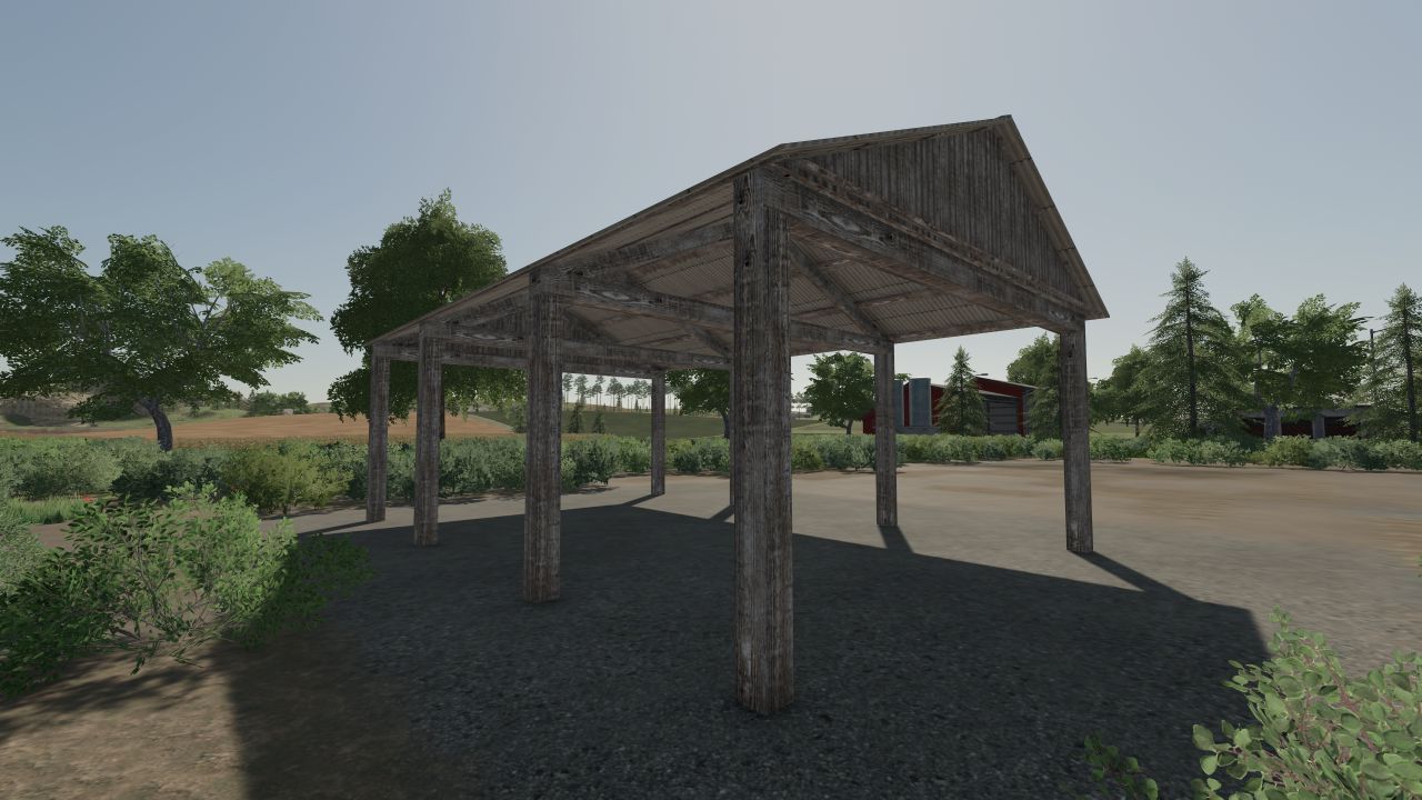 Hangar en bois