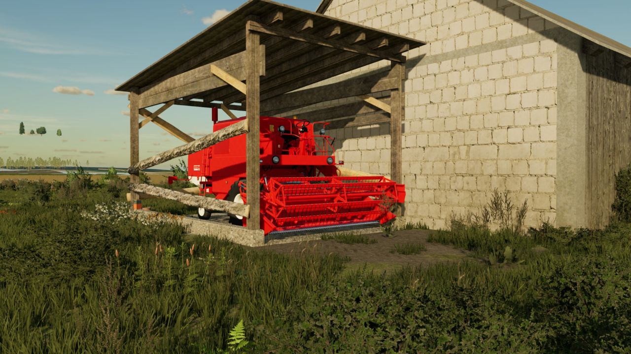 Wooden Shed For Combines