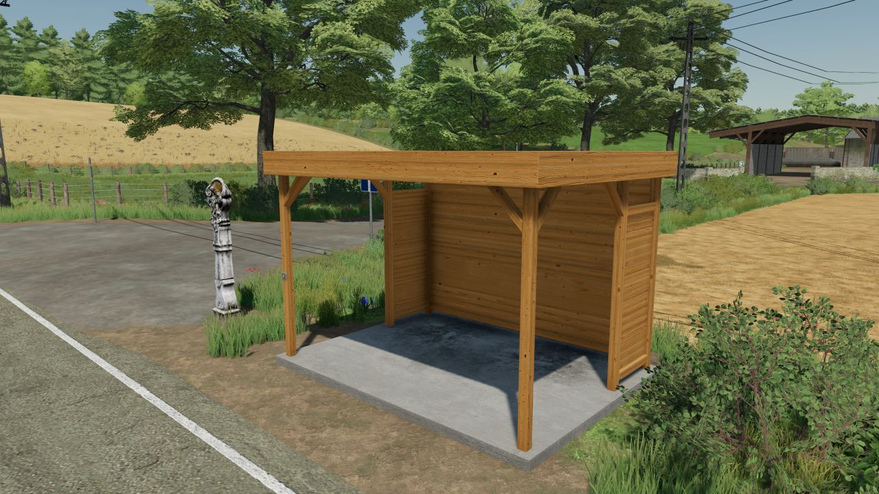Wooden shelter