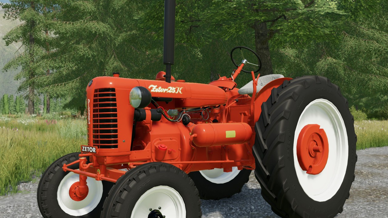 Zetor 25K rosso