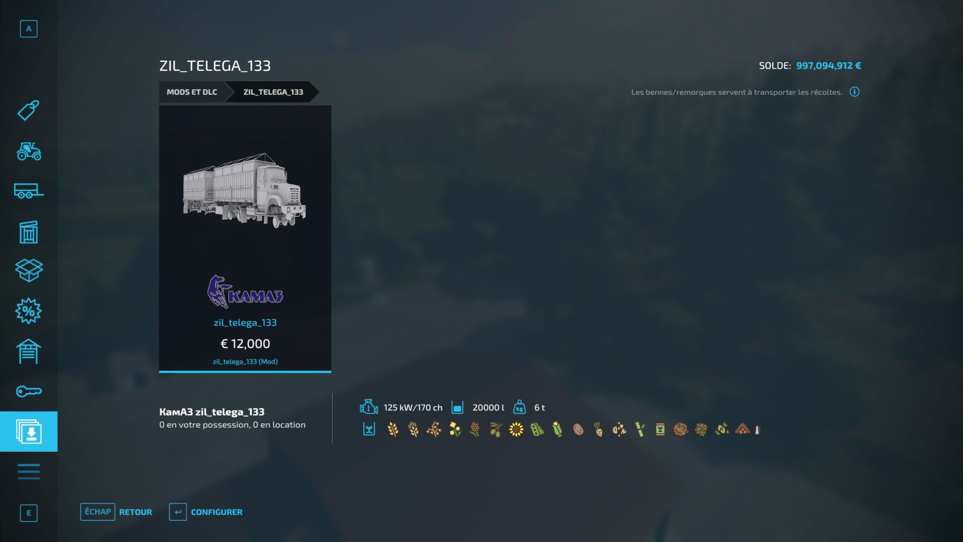 ZIL-4334 trucks and trailer