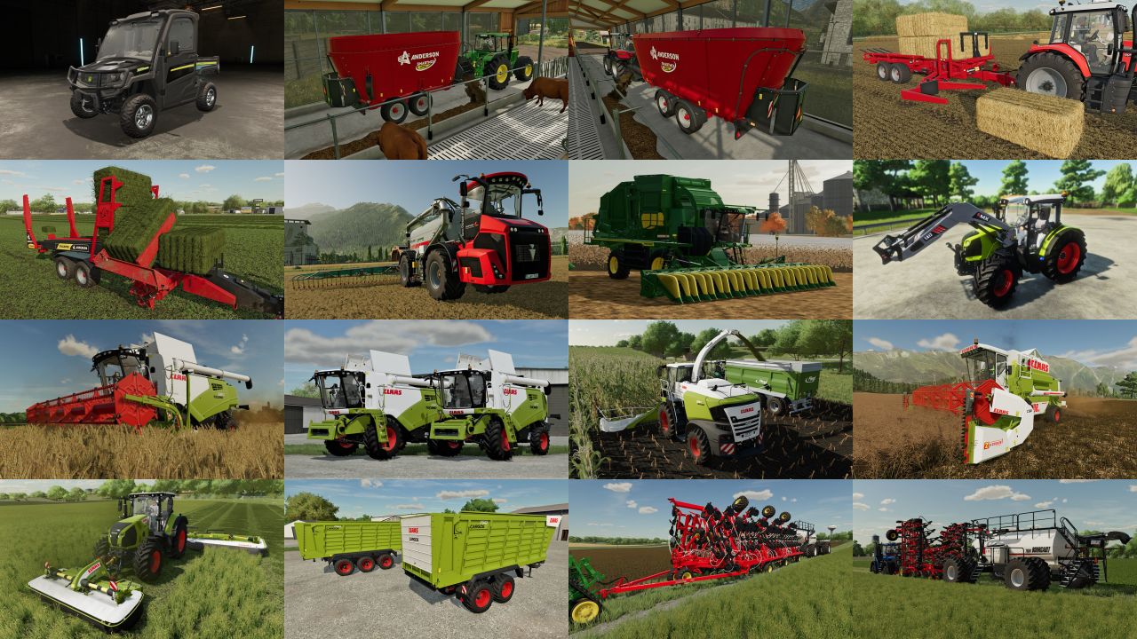 DLC from FS19 and FS22 + 4 bonuses