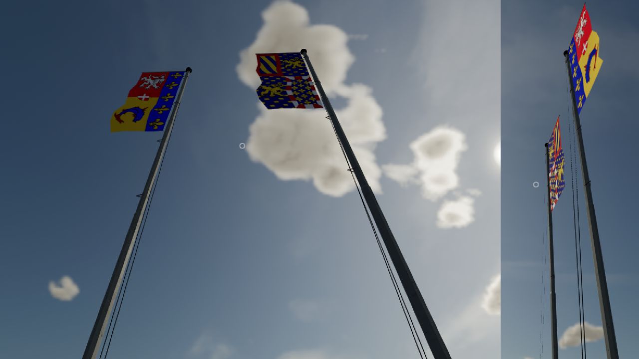 Flaggenpaket der französischen Regionen