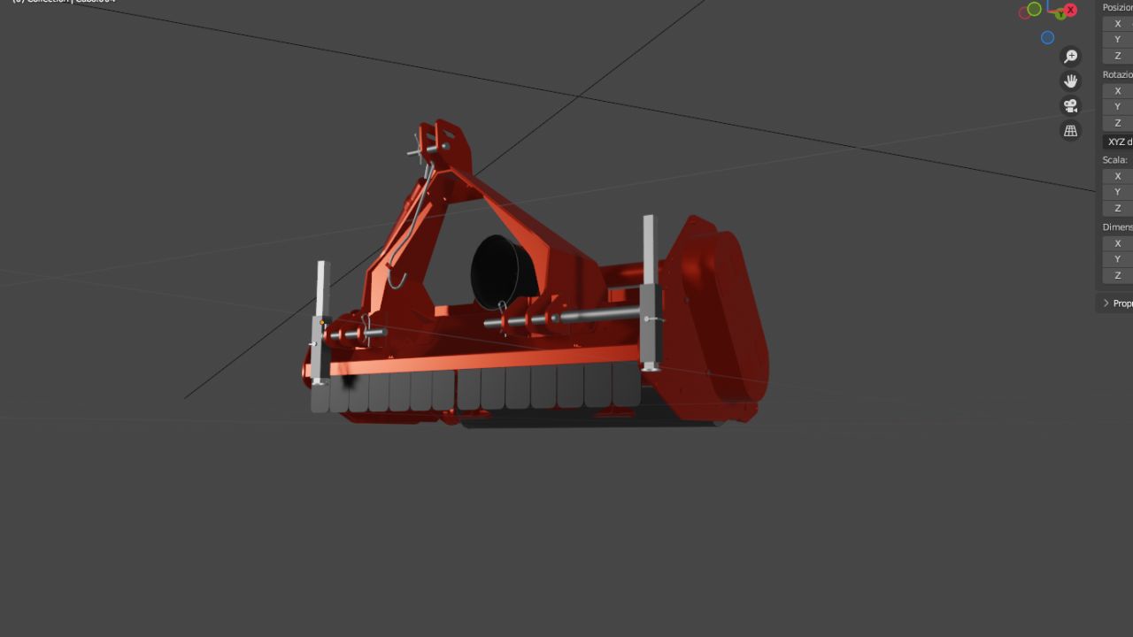 Italian flail mowers pack