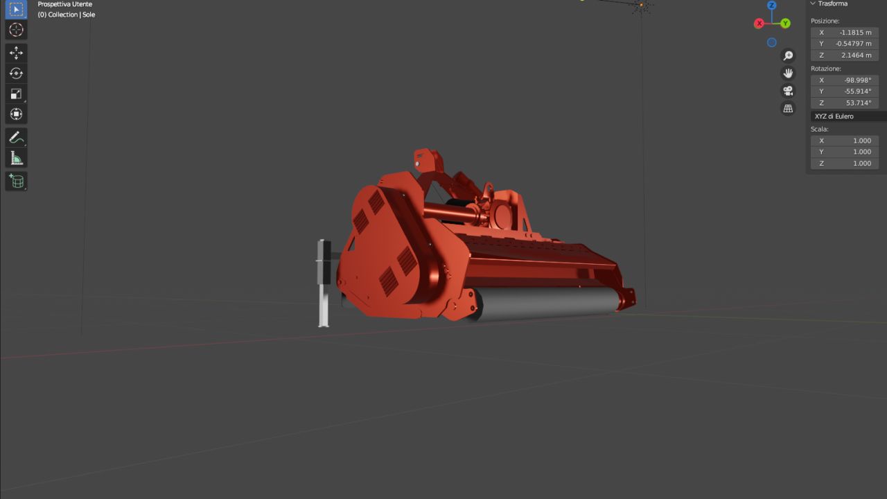 Italian flail mowers pack