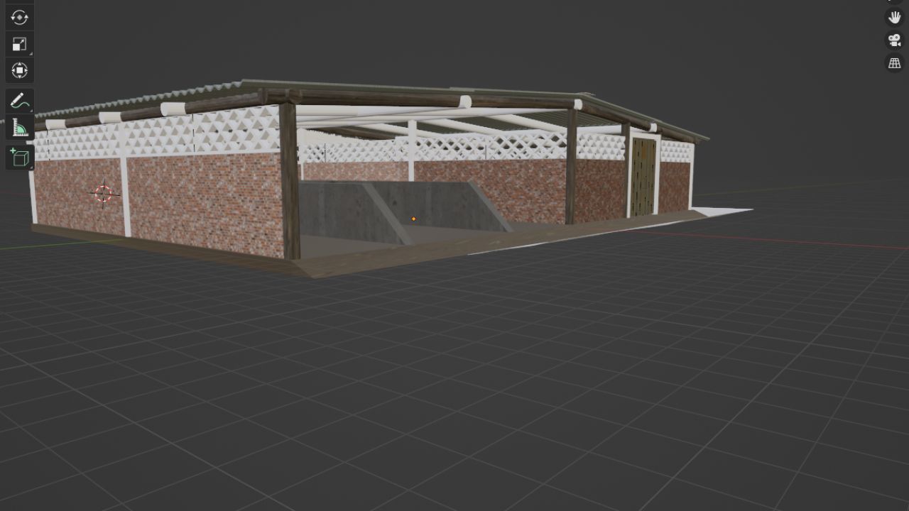 Italian-style cow barn