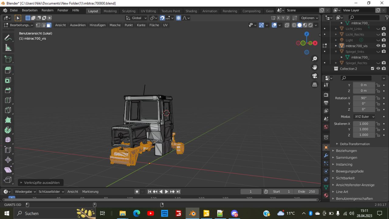 MB Trac 700/800 Forestry