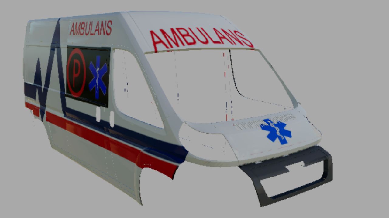 Ambulanza polacca della serie "On Signal"